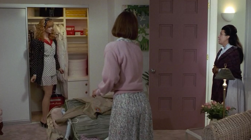 Illustration for article titled Every Outfit Shelley Long Wears in Troop Beverly Hills, Ranked